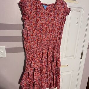 Draper James Pink Floral Kids Dress